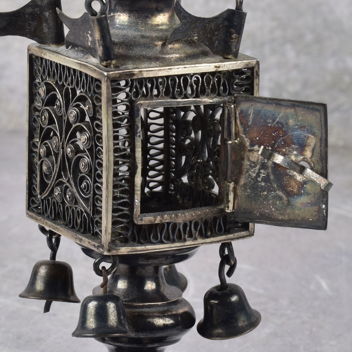 Judaica Russian Silver Jewish Spice Tower
