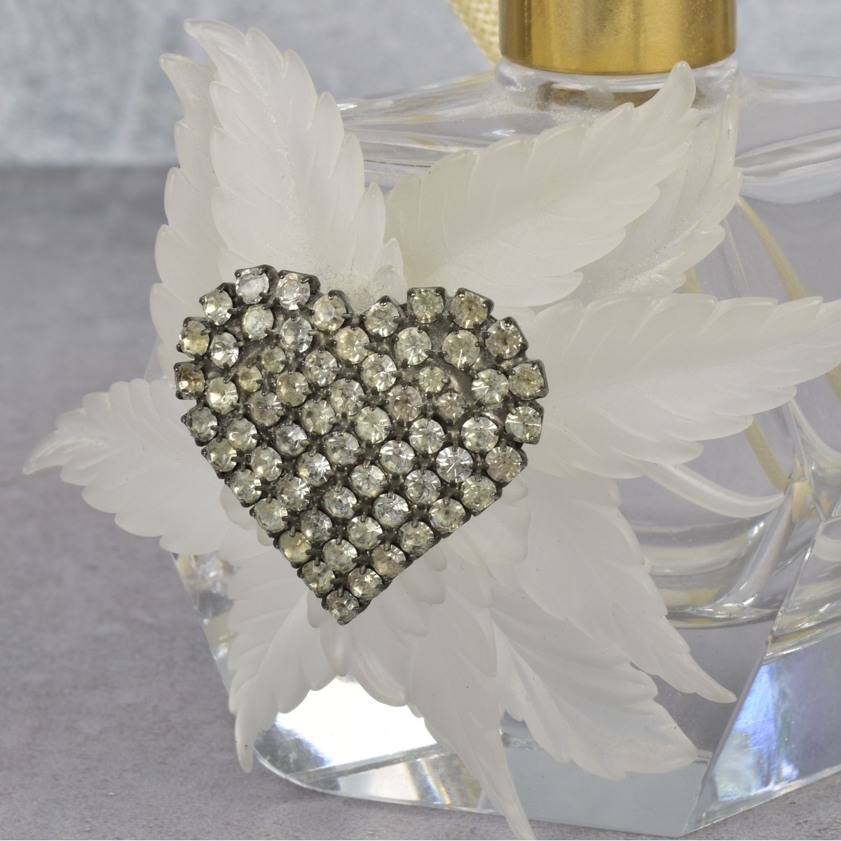 Vintage Mid Century Crystal Perfume Bottles