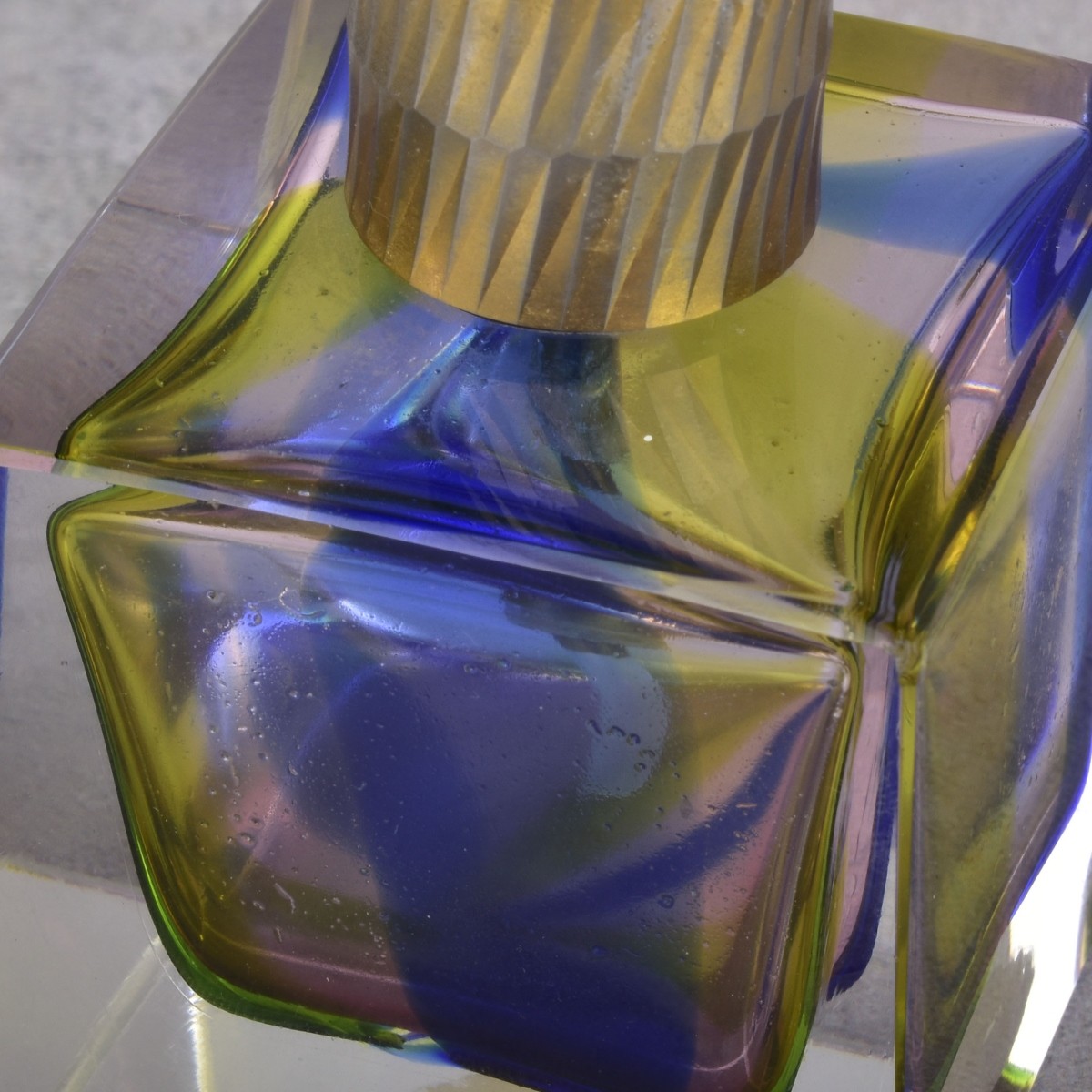 Vintage Mid Century Crystal Perfume Bottles