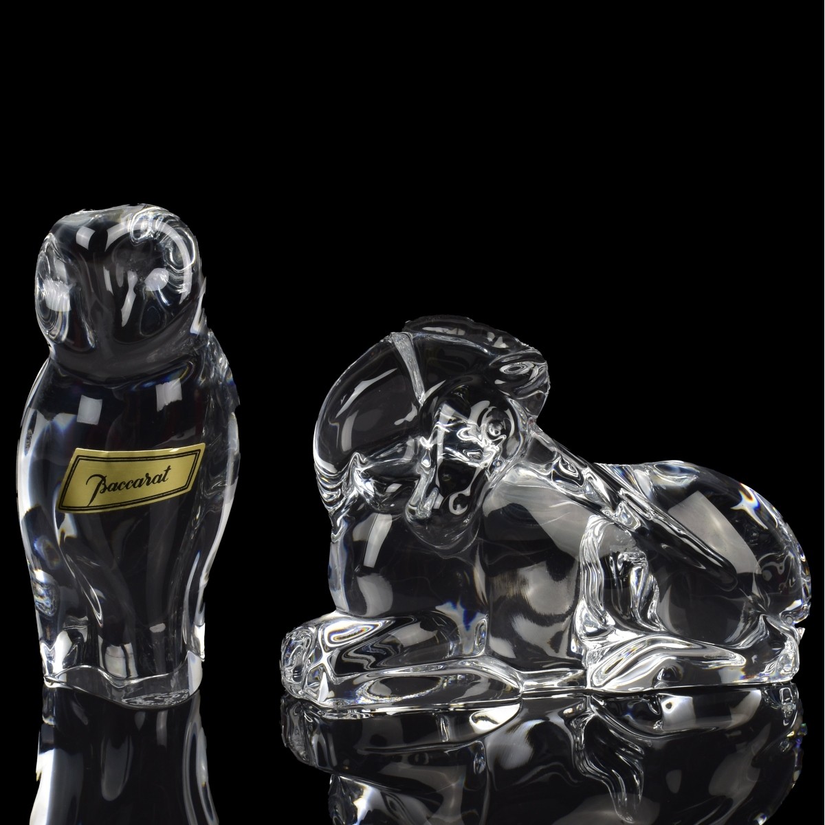 Baccarat France Crystal Figurines