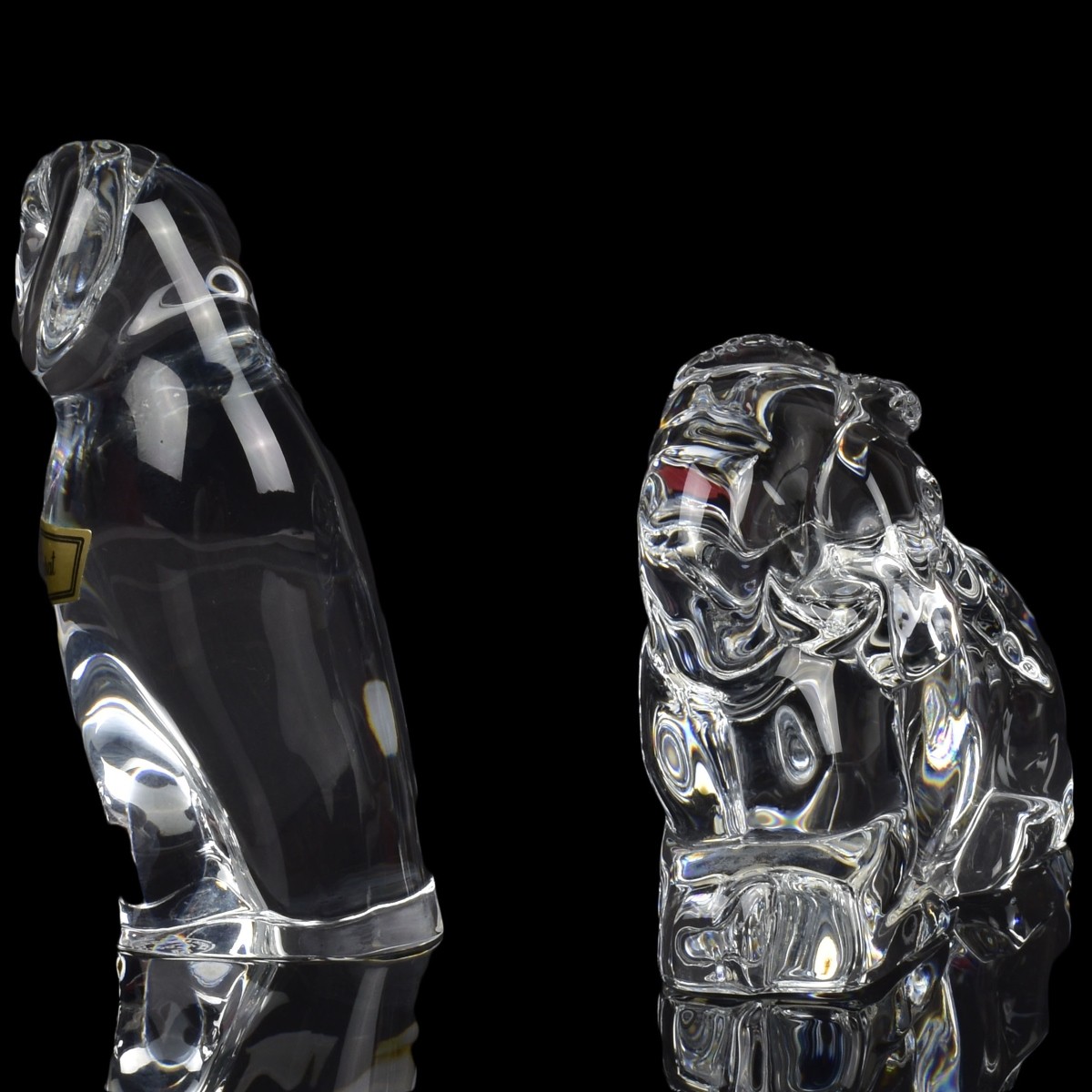 Baccarat France Crystal Figurines