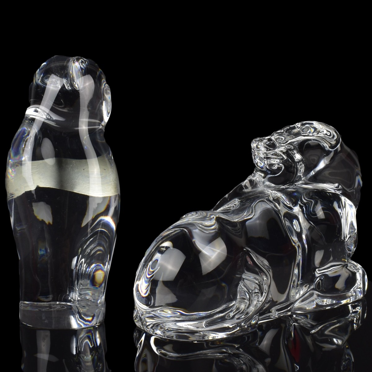 Baccarat France Crystal Figurines