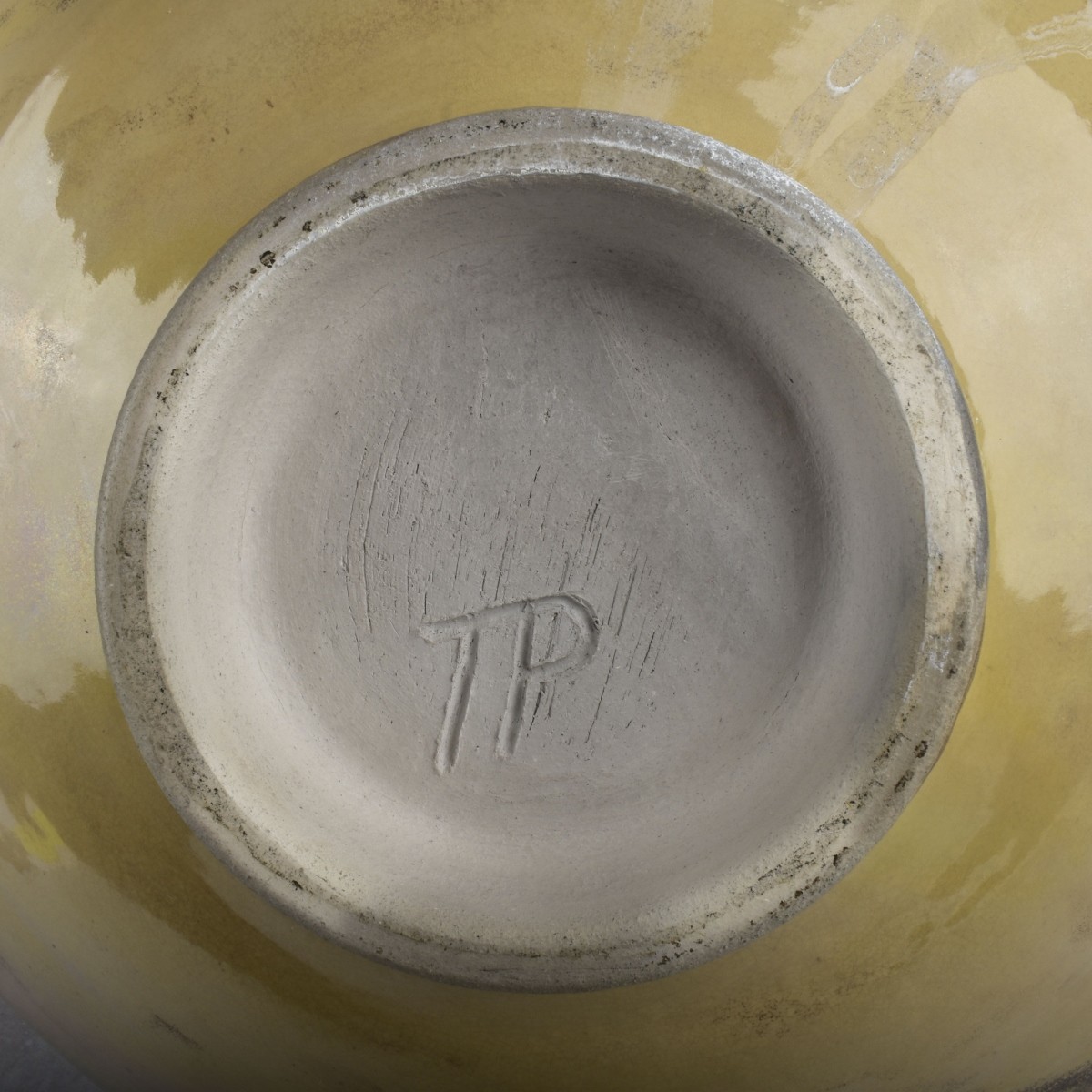 Large Art Deco Style Pottery Bowl