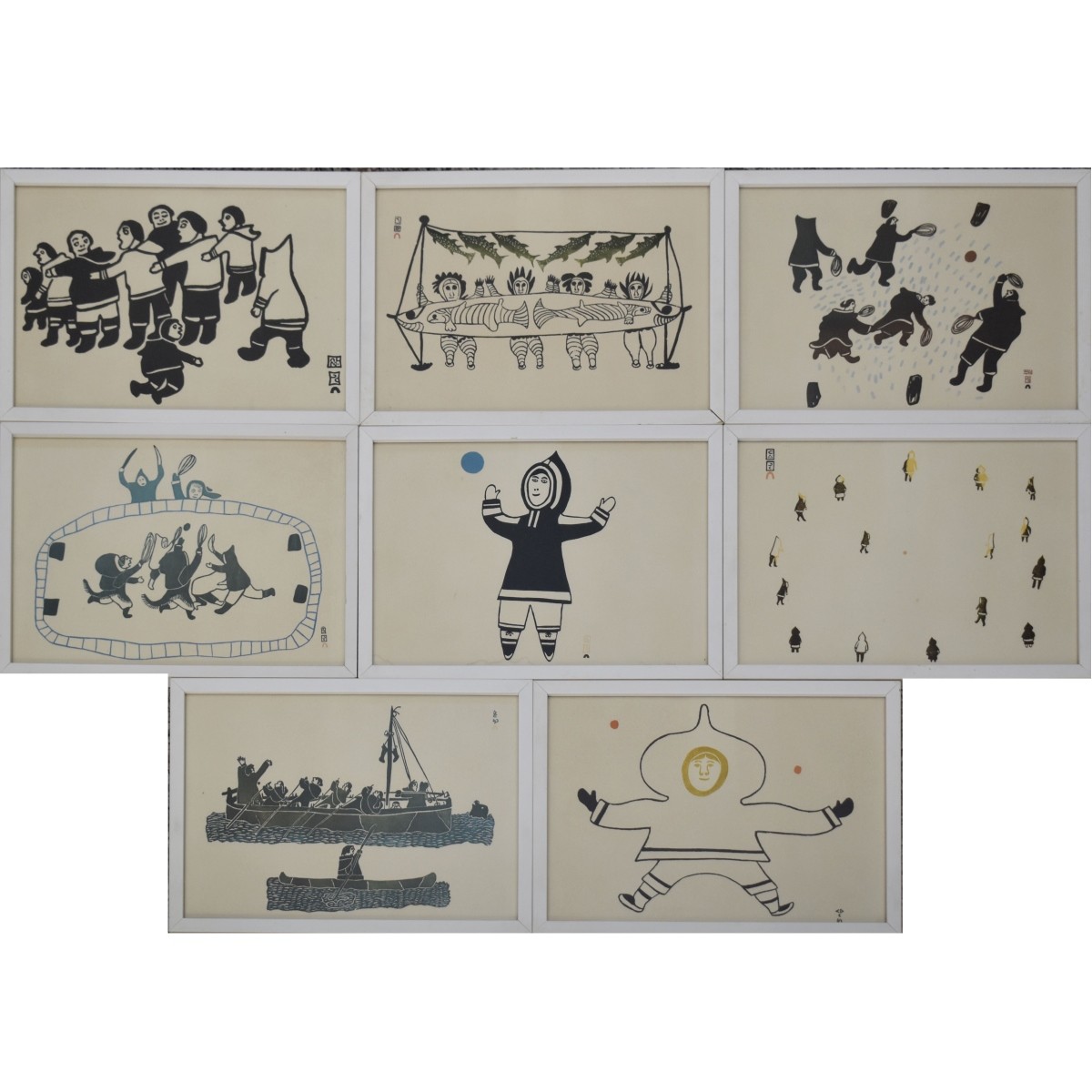 Collection of Inuit Framed Prints