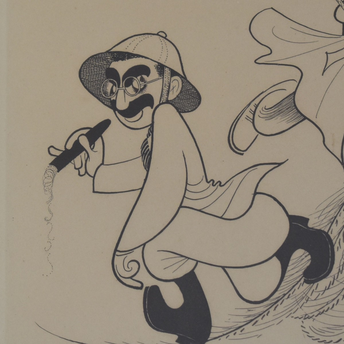 Al Hirschfeld, "Marx Brothers" Etching
