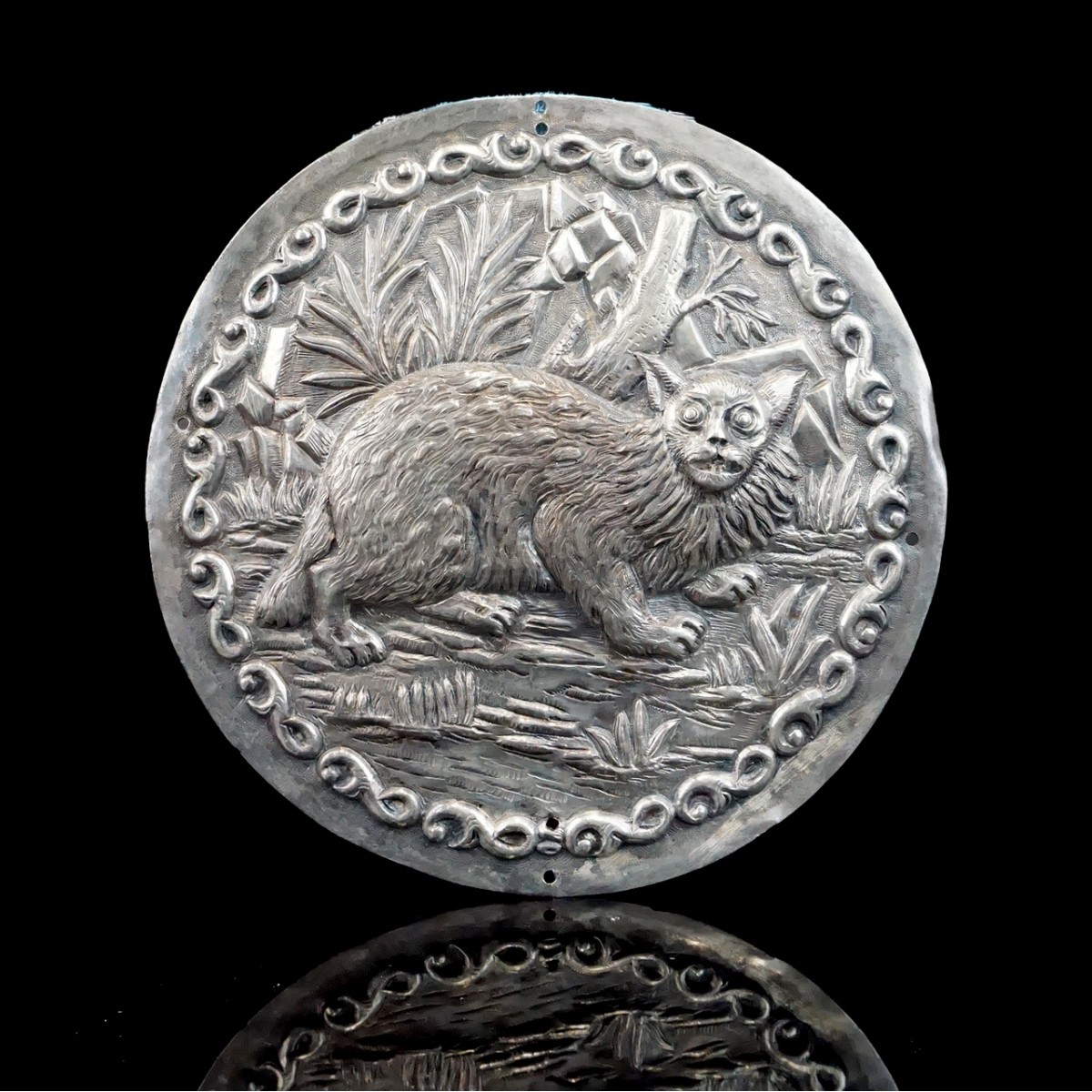 Continental Repousse Forest Plaque