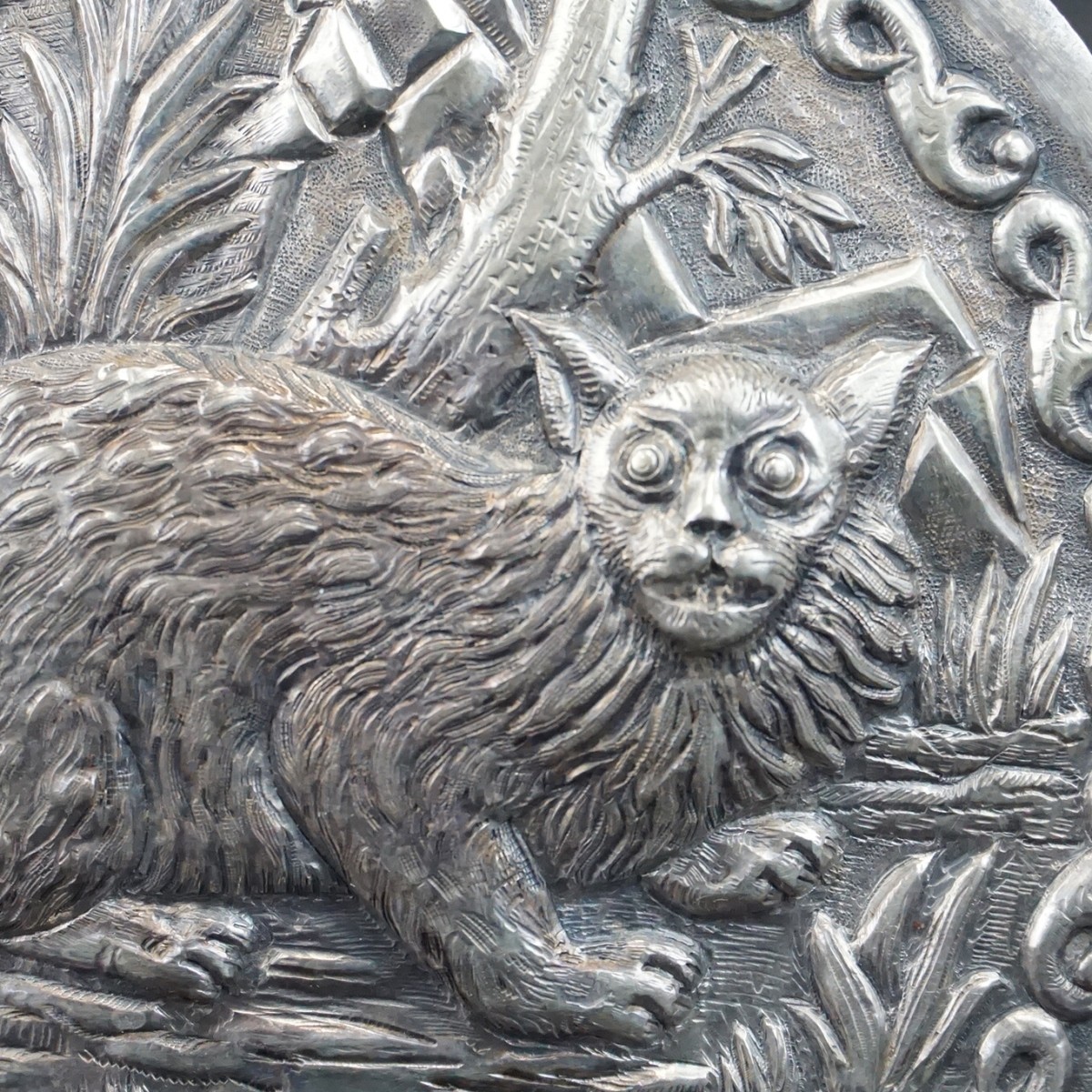 Continental Repousse Forest Plaque