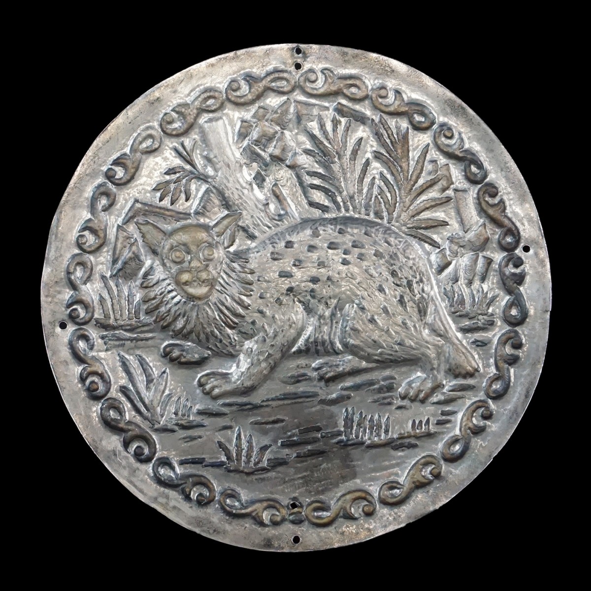 Continental Repousse Forest Plaque