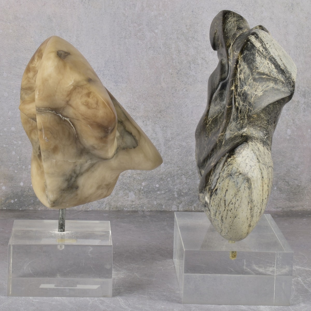 Modern Abstract Marble Sculptures