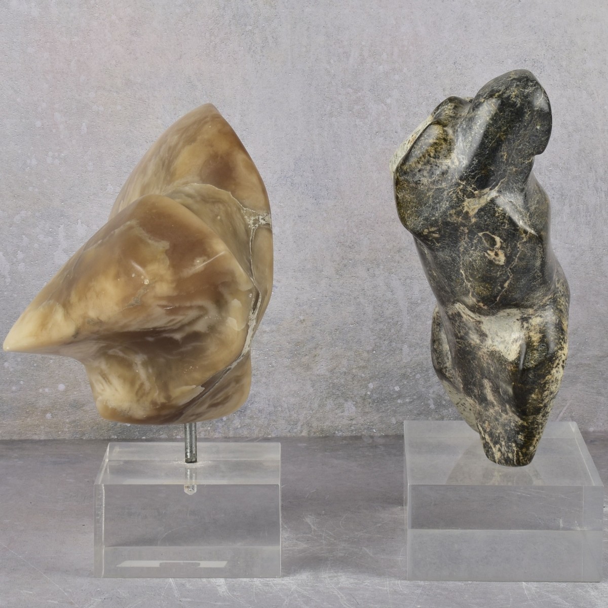 Modern Abstract Marble Sculptures
