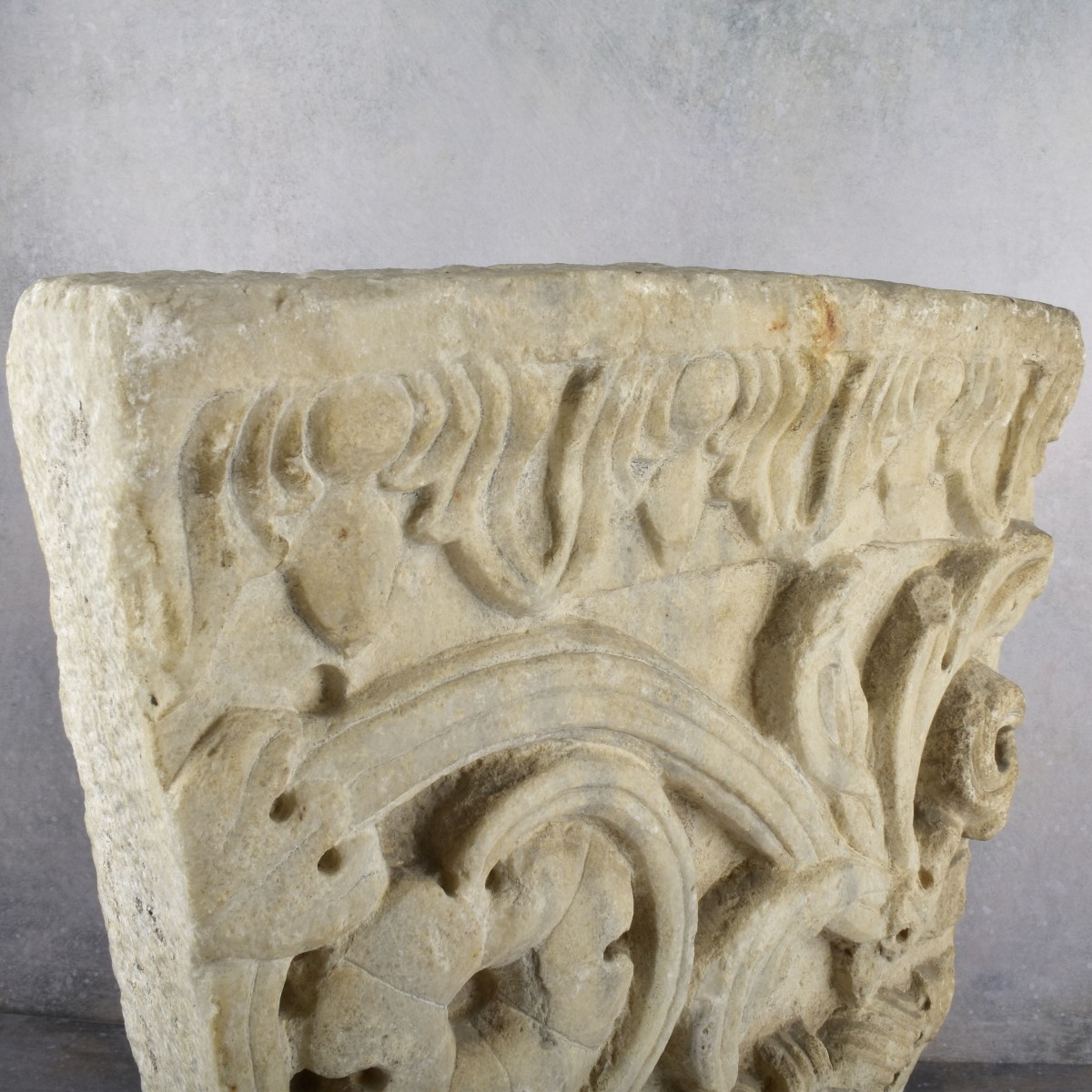 Antique Marble Sculpture of a Structural Frieze