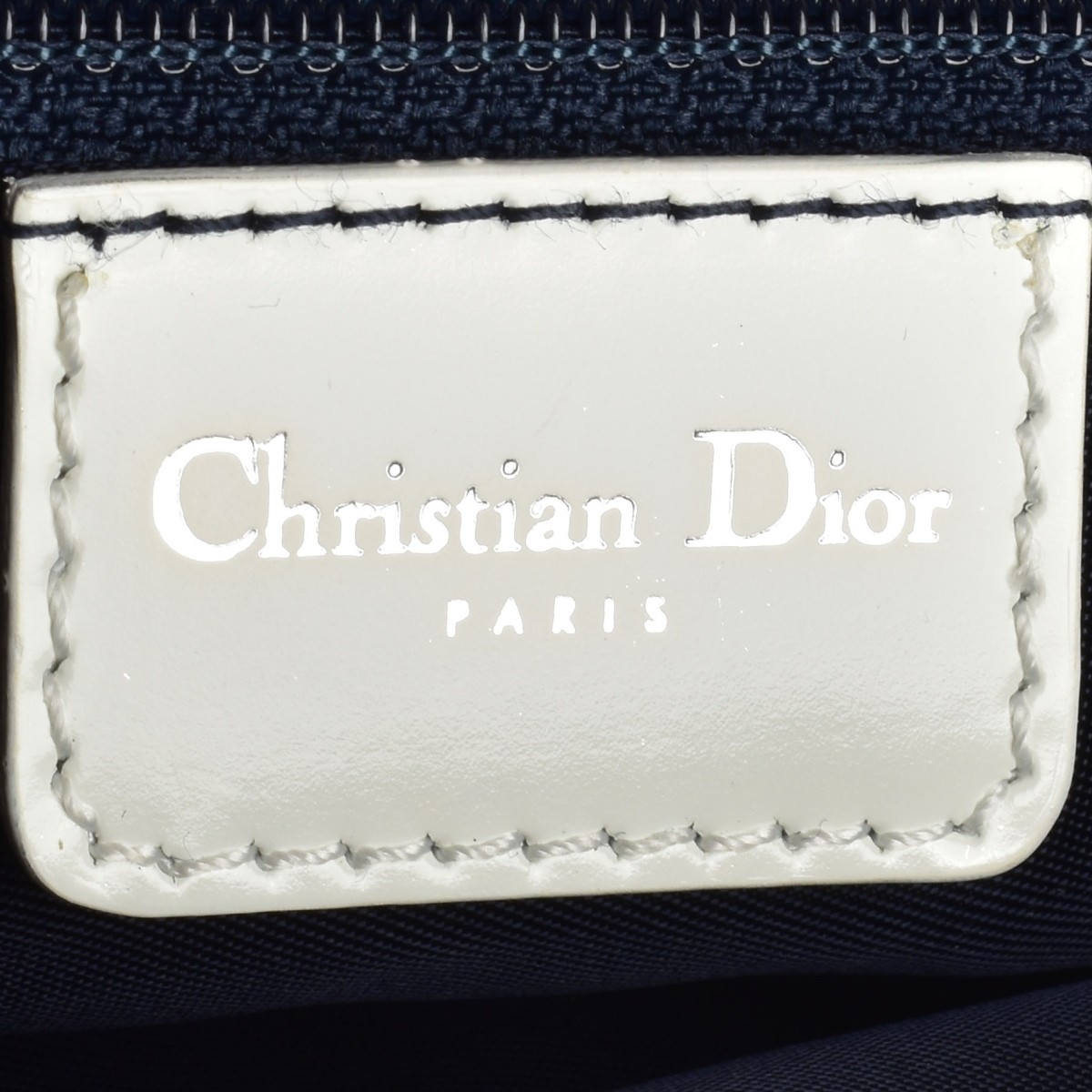 Christian Dior Embroidered Saddle Bag