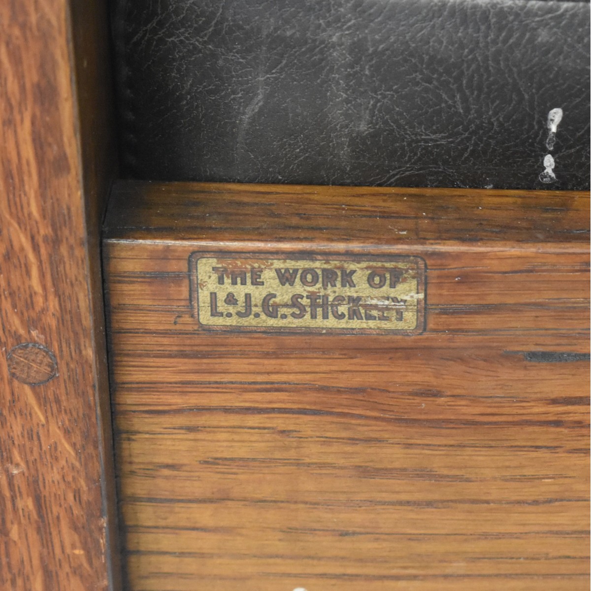 L&JG Stickley Quarter-sawn ChairReclainer