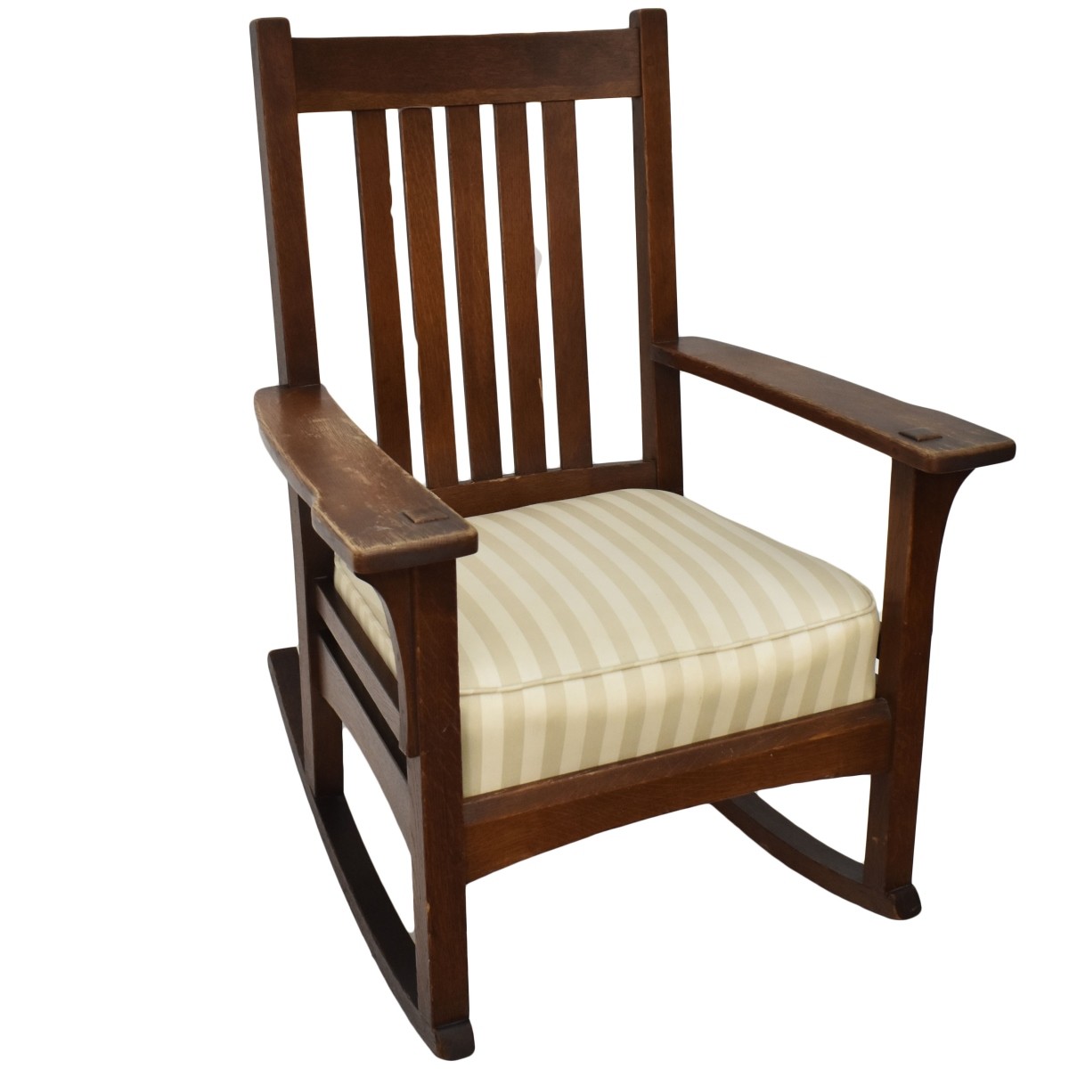 L&JG Stickley Quarter-sawn Rocking Chair