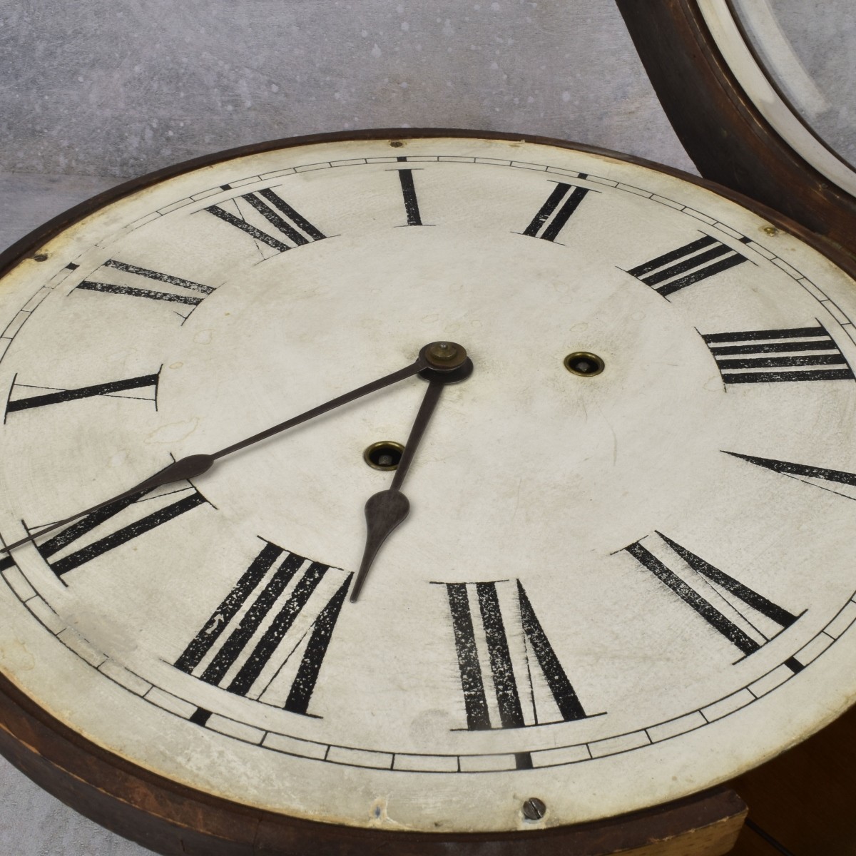 Antique Ithaca Double Dial Calendar Clock
