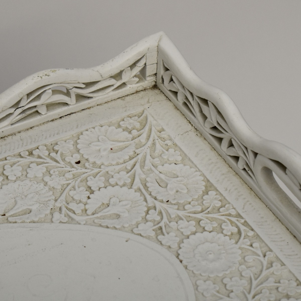 Vintage White Moroccan Table