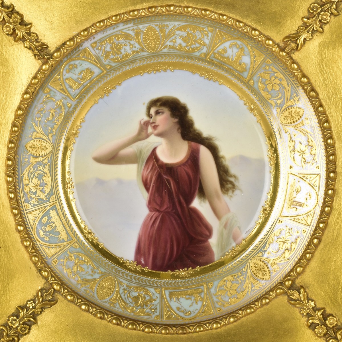 19/20th Century Royal Vienna Porcelain Plate