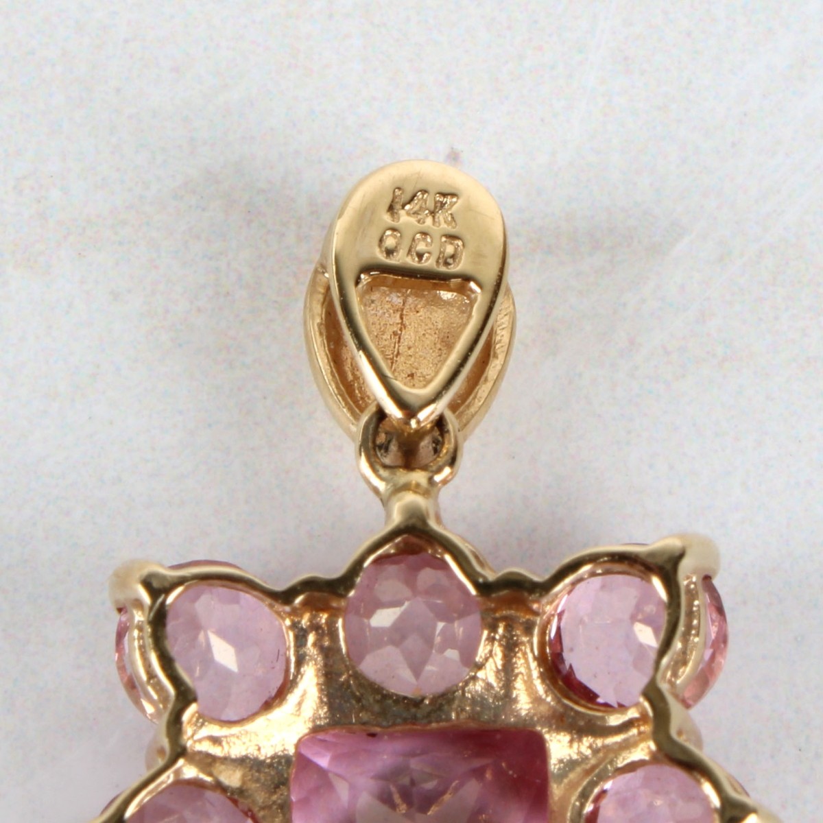 Topaz and 14K Pendant