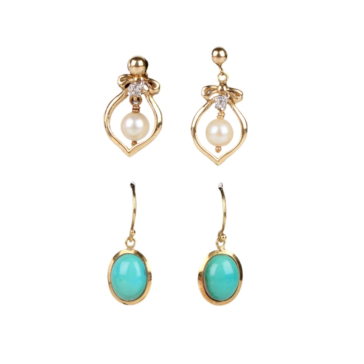 18K &14K Earrings
