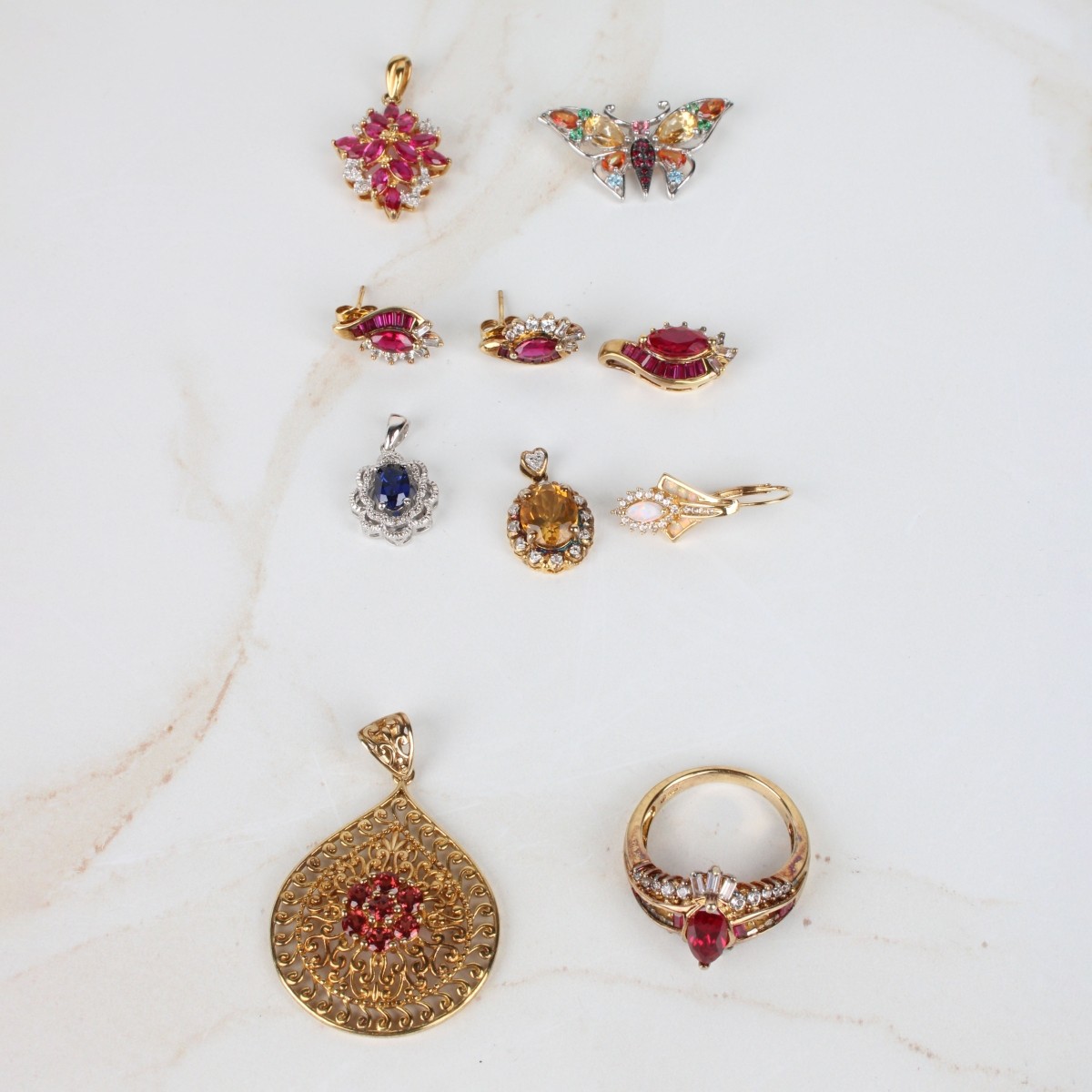 Gemstone and Sterling Silver Jewelry
