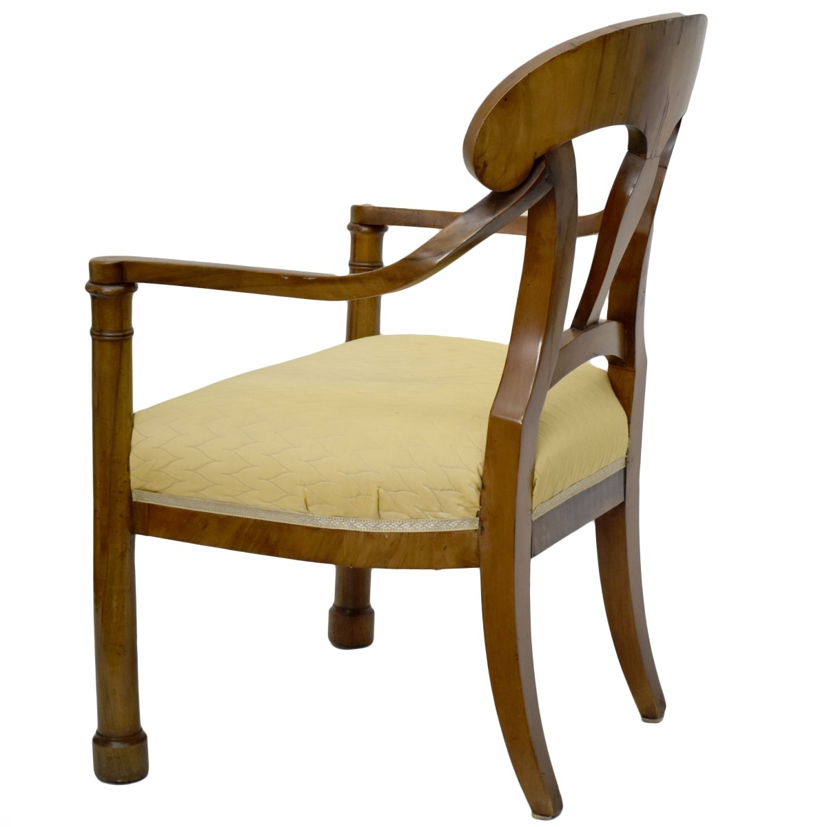 Biedermeier Cherry Wood Arm Chair