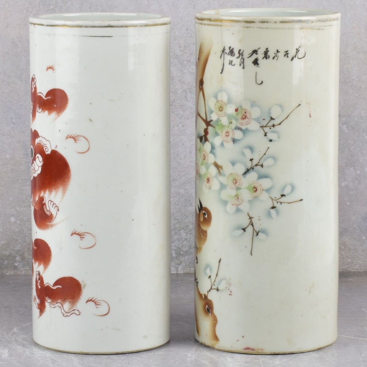 Chinese Republic Period Porcelain Hat Stands