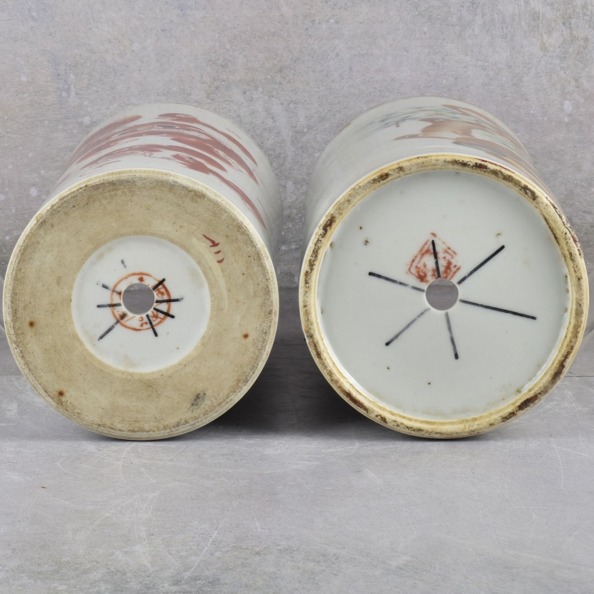 Chinese Republic Period Porcelain Hat Stands