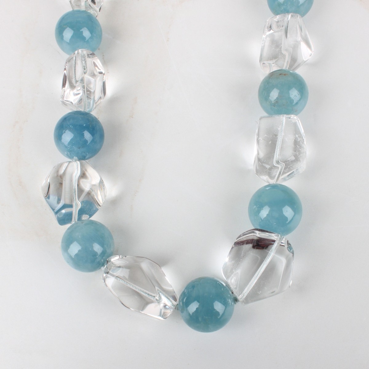 Quartz and Crystal Necklace