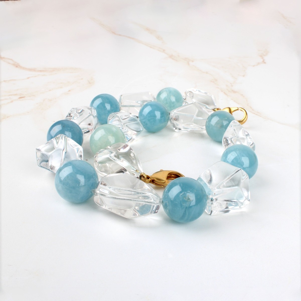 Quartz and Crystal Necklace