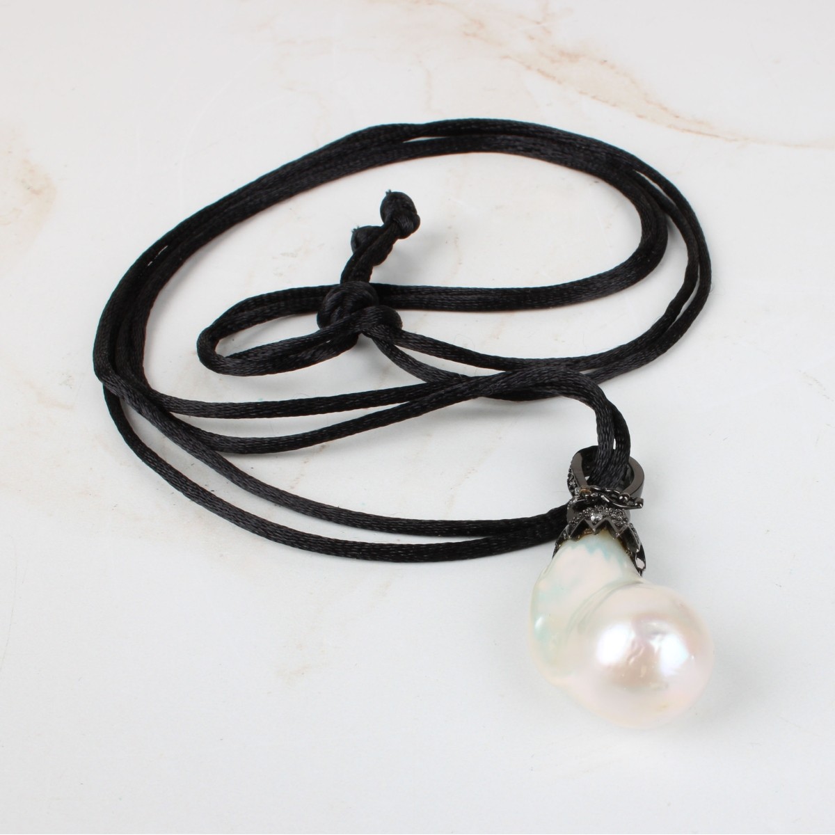 Large Baroque Pearl Necklace