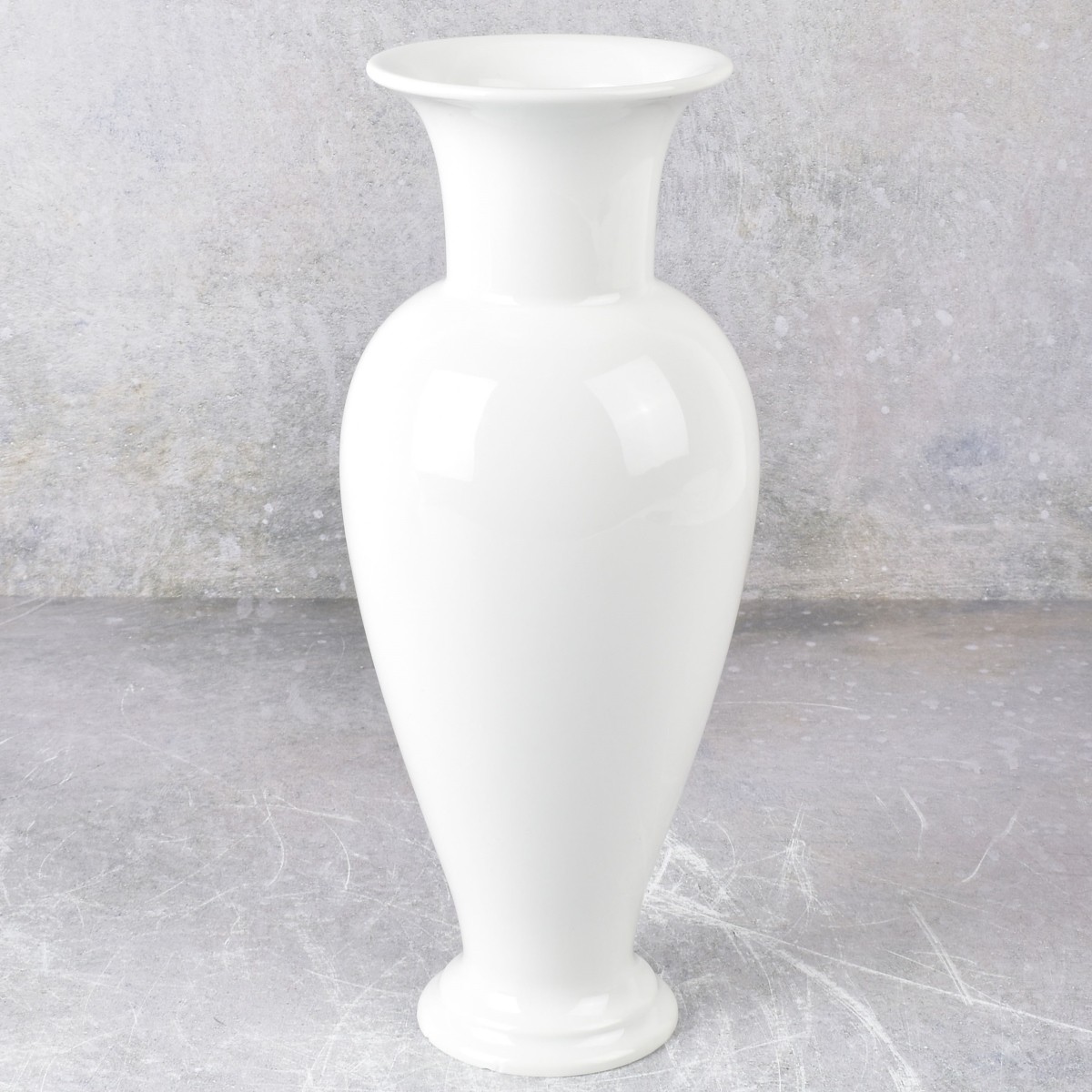 Vintage White KPM Berlin White Porcelain Vases
