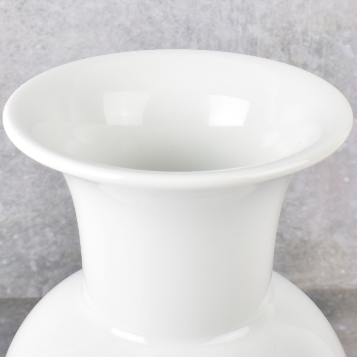 Vintage White KPM Berlin White Porcelain Vases