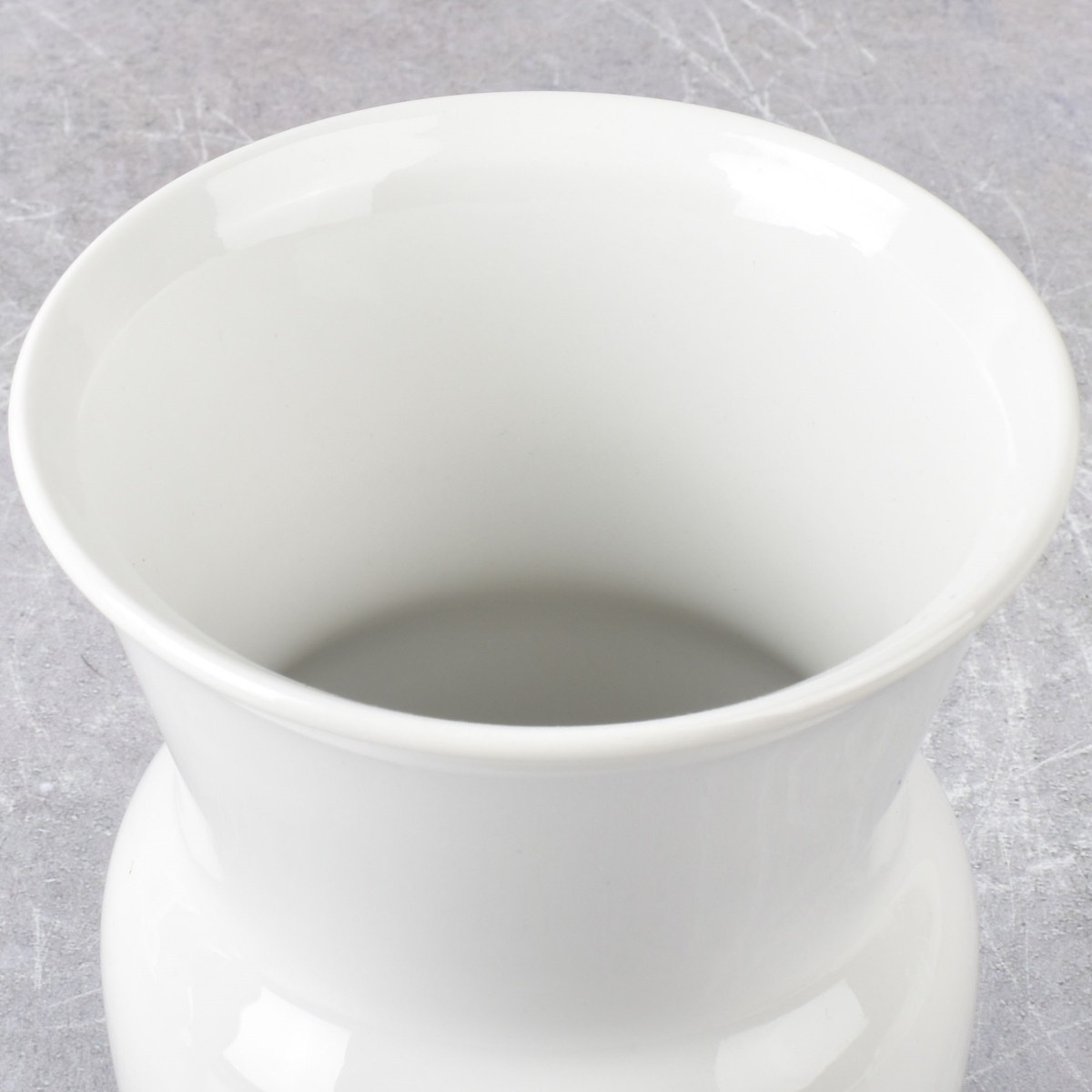 Vintage White KPM Berlin White Porcelain Vases