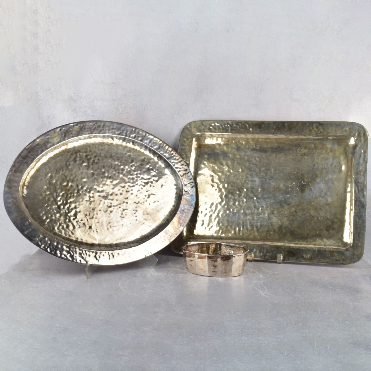Cassetti Italian Heavy Silver Plate Serving Pieces