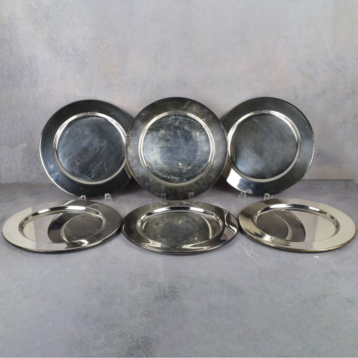 Kalab Italian Heavy Silver Plated Chargers