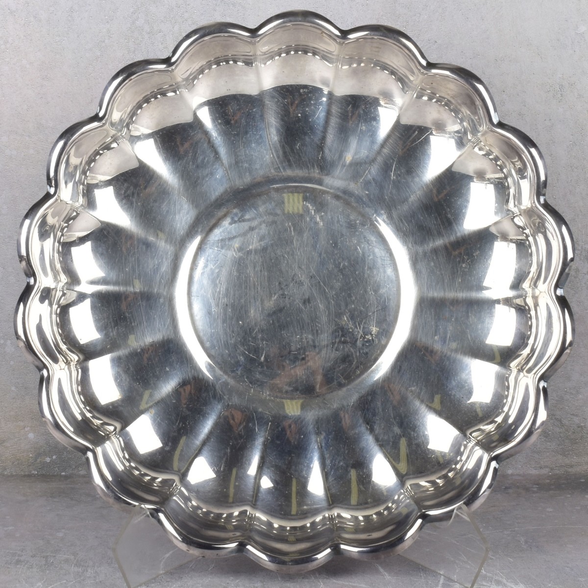 Heavy Silver Plated Shell Dishes