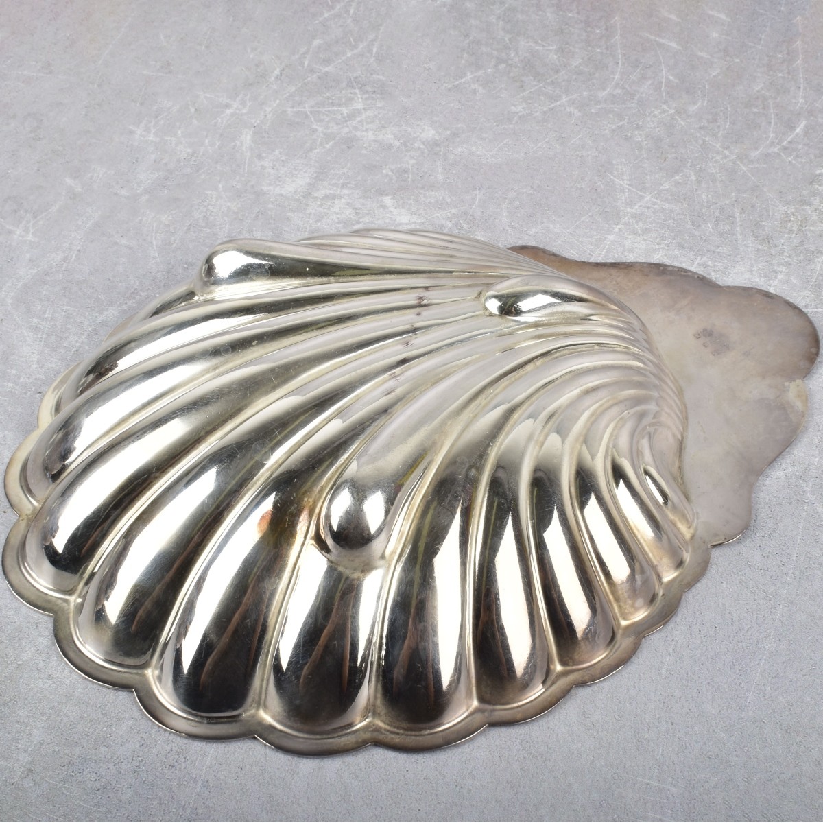 Heavy Silver Plated Shell Dishes