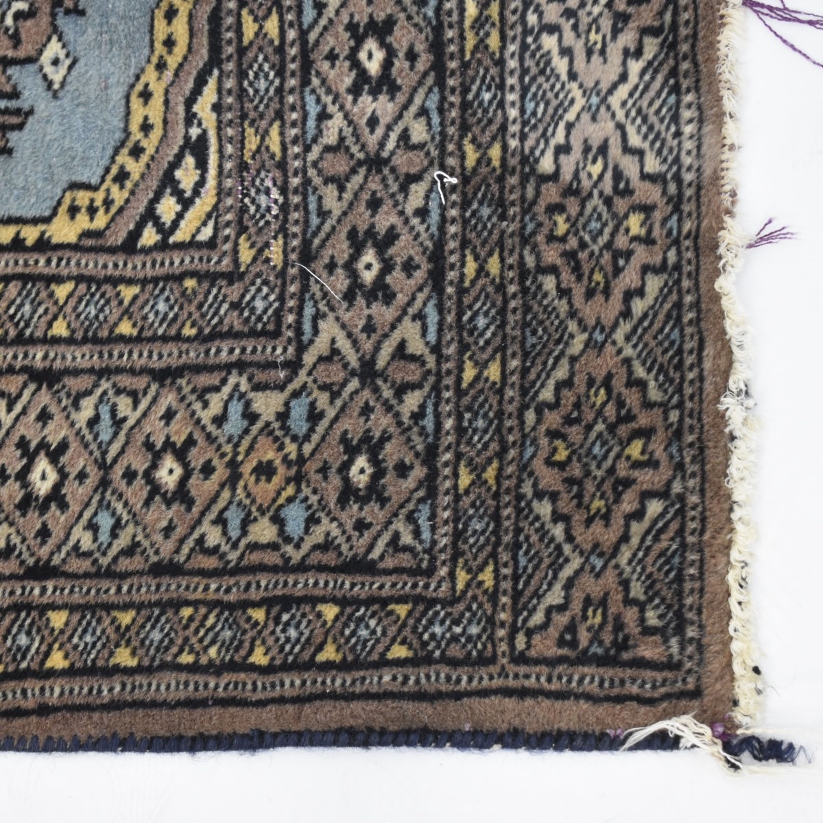 Semi-antique Bokhara Prayer Wool Rug