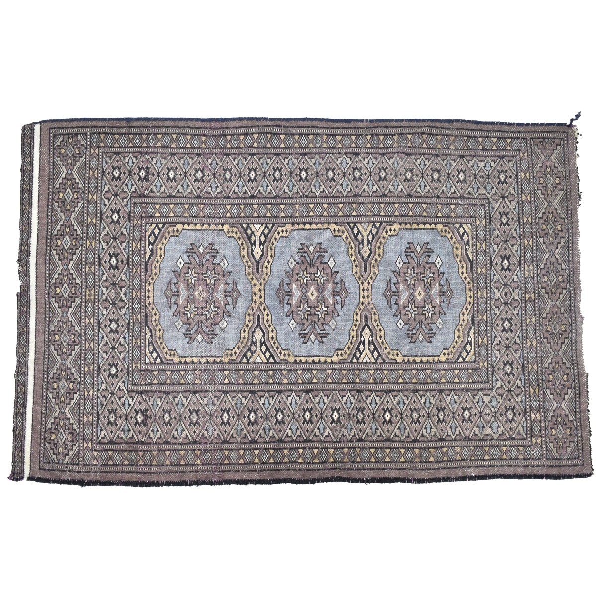 Semi-antique Bokhara Prayer Wool Rug
