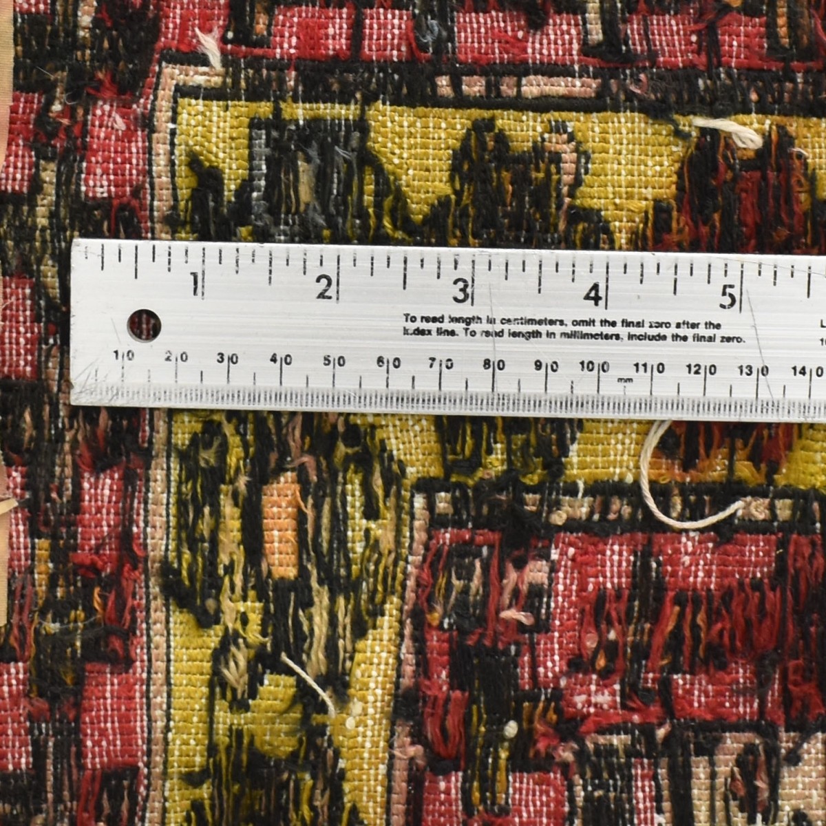Semi-antique Soumak Wove Wool Rug