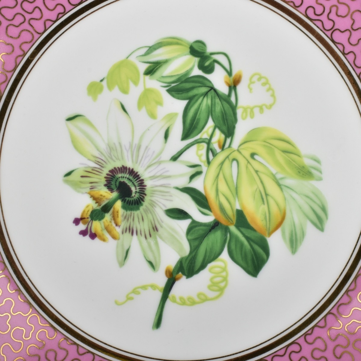 Porcelain Hand Embellished Transfer Tazzas