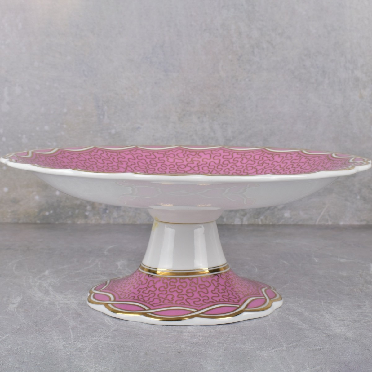 Porcelain Hand Embellished Transfer Tazzas