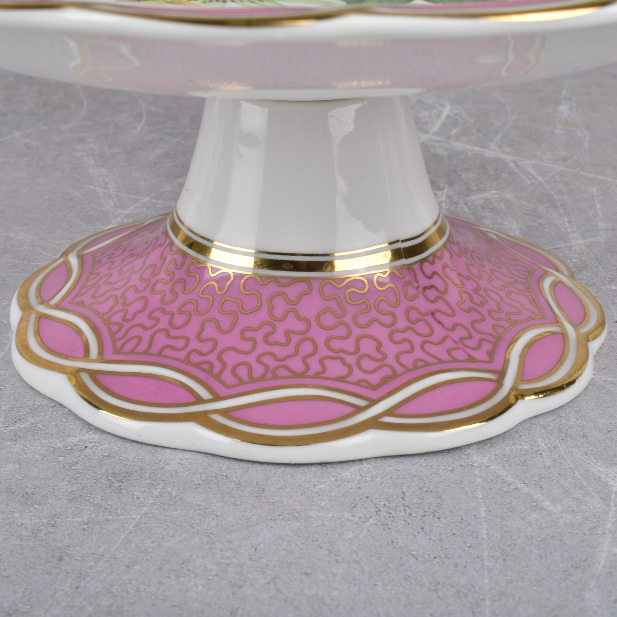 Porcelain Hand Embellished Transfer Tazzas