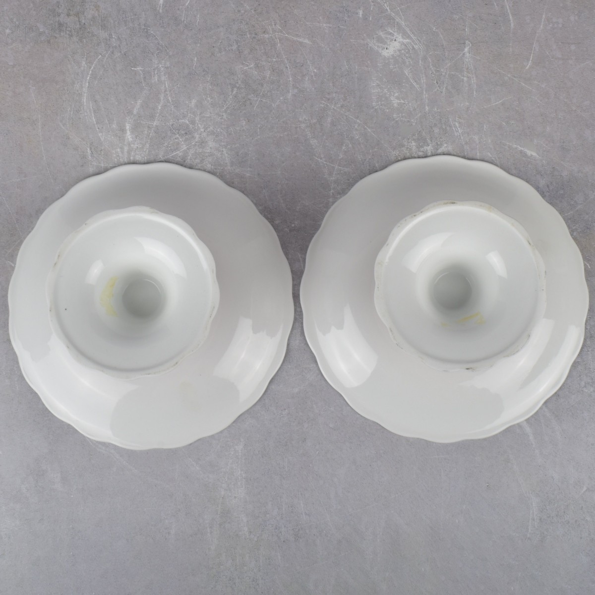 Porcelain Hand Embellished Transfer Tazzas