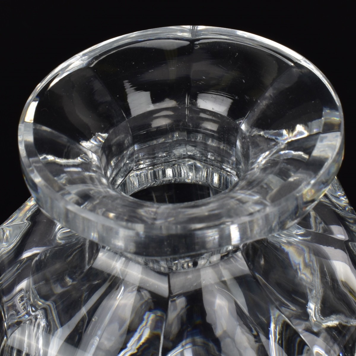 Baccarat French Cut Crystal Wine Decanters