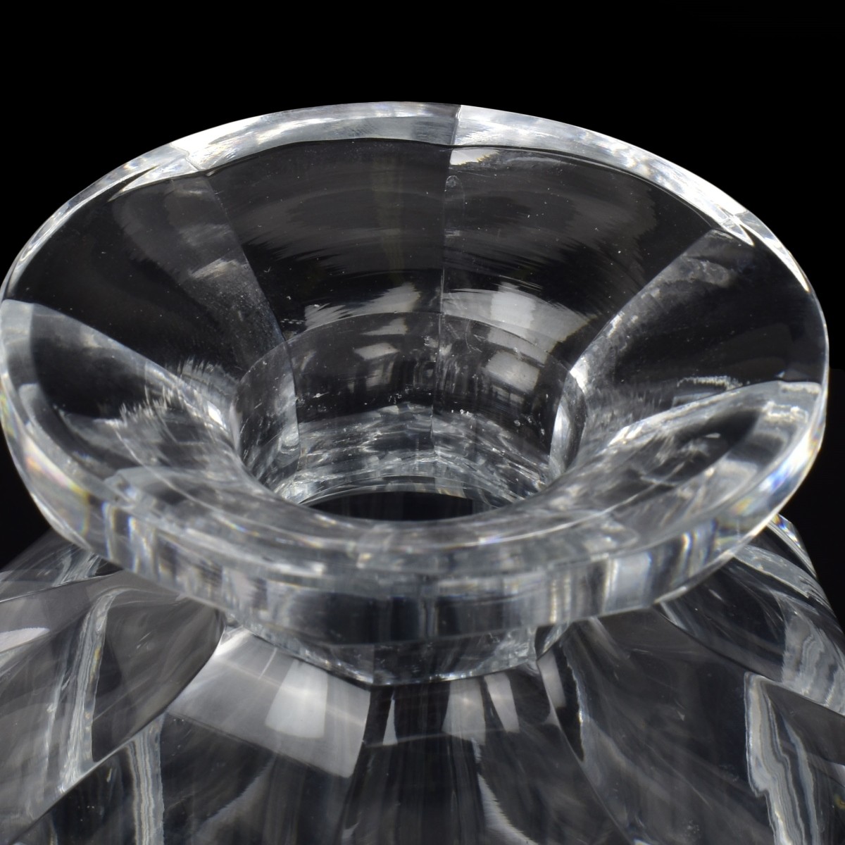 Baccarat French Cut Crystal Wine Decanters