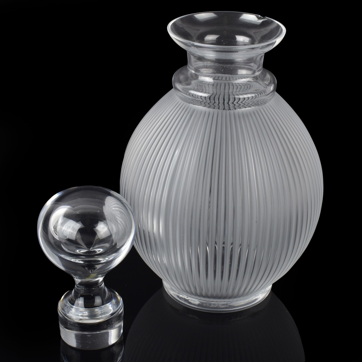 Vintage Lalique and Saint Louis Crystal Decanters