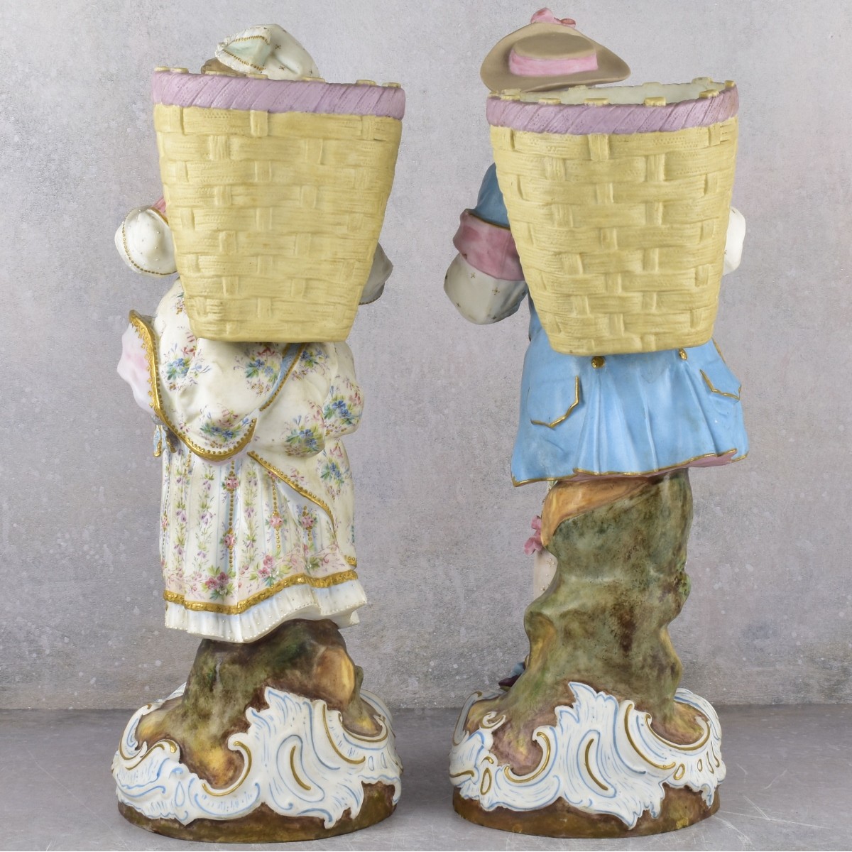 Antique Continental Porcelain Sculptures