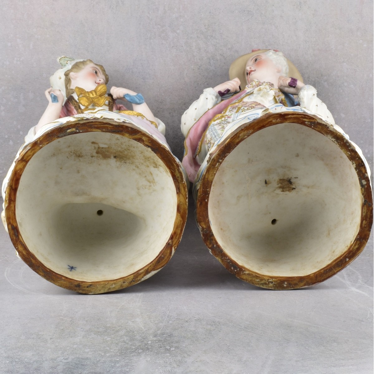 Antique Continental Porcelain Sculptures