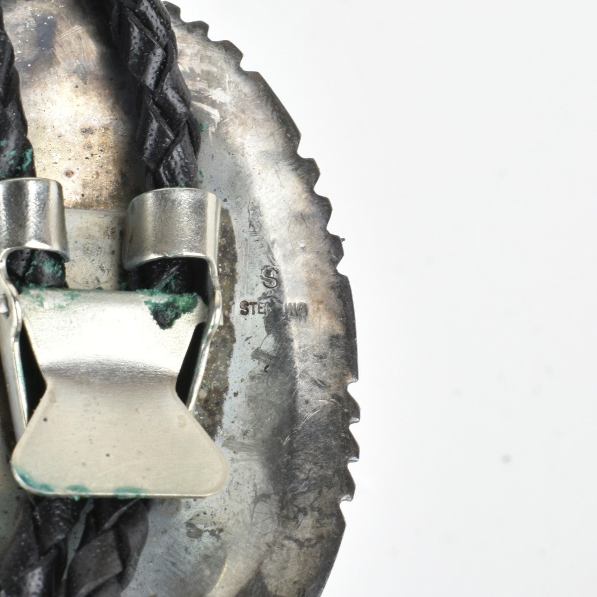Native American Turquoise & Silver Bolo Tie